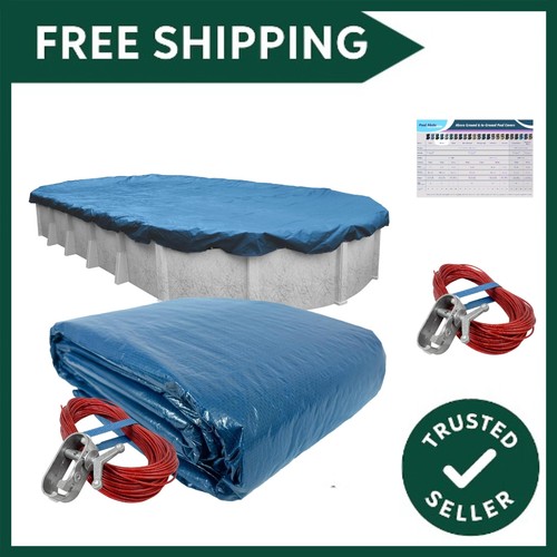 Heavy duty blue winter pool - blue,