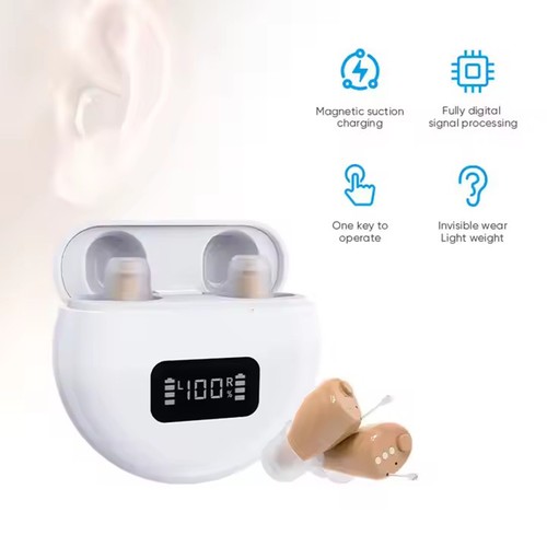 Pair mini hearing aids - 1,