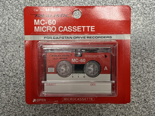 Realistic micro cassette - mc-60,