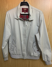 Merc London Men's Medium Harrington Jacket In Beige . 