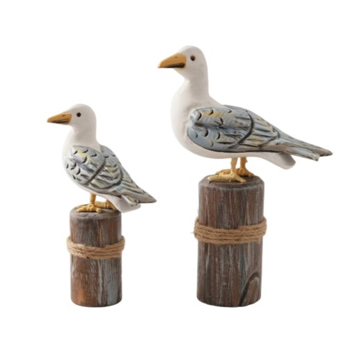 Pieces seagull ornament - 2, with