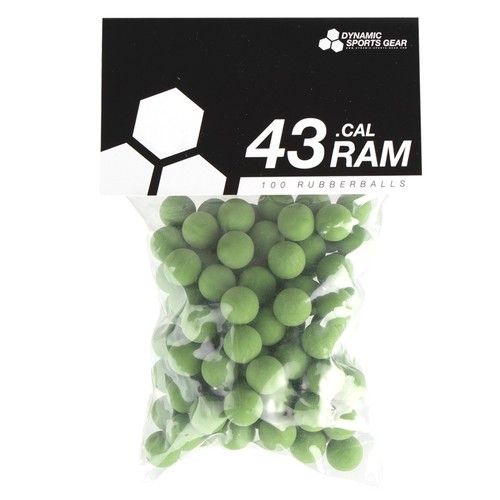 Cal paintball rubberballs - cal., 43