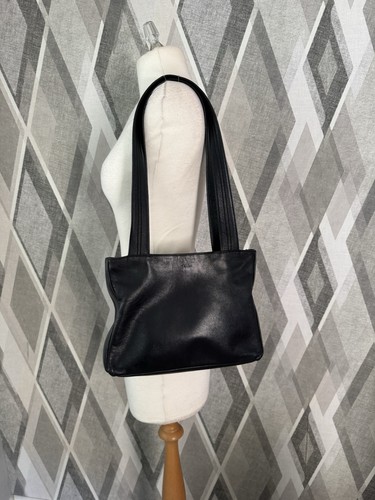 Black real leather vintage - real,