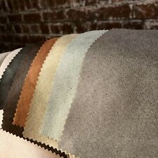 Faux Suede Leatherette Upholstery Fabric For Furnishings & Cushions Per Metre