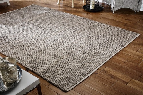 Taupe brown modern handwoven - taupe,