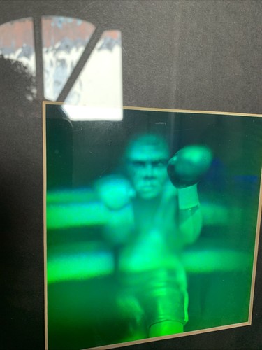 Vintage boxing hologram - boxing, 3d