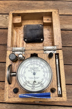 Vintage Elliott Brothers London Portable Speed Indicator Cased Instrument