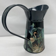 Beautiful diesel blue enamel Painted metal jug