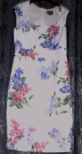 LADIES PHASE EIGHT FLORAL WEDDING ASCOT DRESS SIZE UK 12