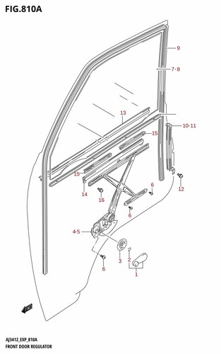 Suzuki genuine channel front - channel,