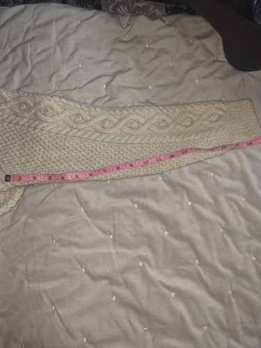 Handknit aran cable knit - ,