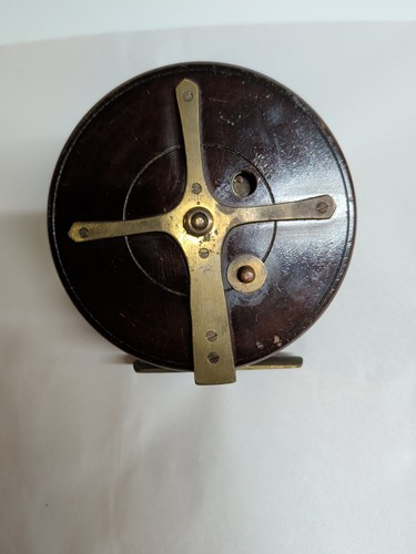 Vintage wood and brass - wood,