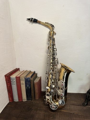 Earlham alto brass saxophone - earlham,