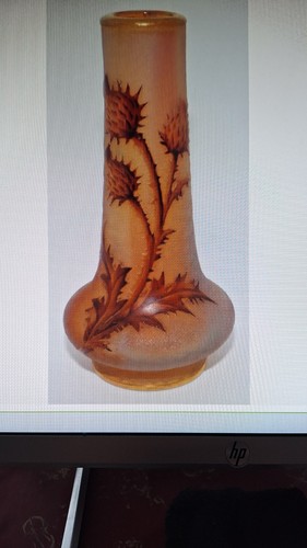 Thistle vase daum nancy - vase,
