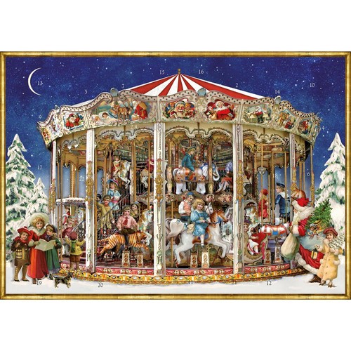 Nostalgic christmas carousel - nostalgic,