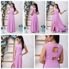 PINK FASHION DESIGNER MAXI DRESS 