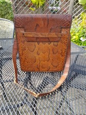 Vintage Snakeskin Shoulder Bag See Description