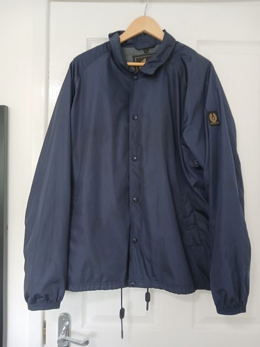 Mens belstaff navy jacket size - mens,