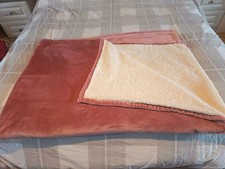 Sherpa Throw Reversible Fleece