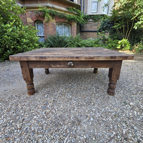 Dark antique rustic french oak - rustic,