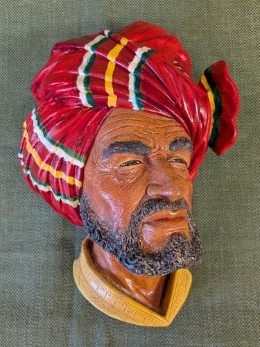 Bossons chalkware head - chalkware,