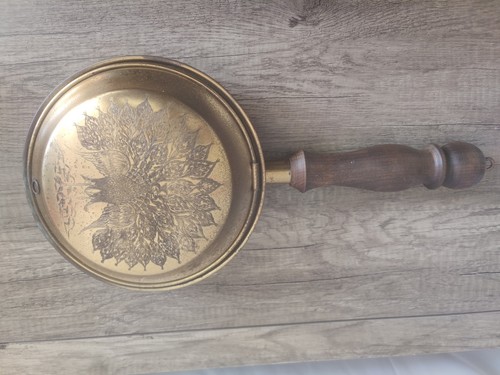 Vintage brass bed - vintage, warming