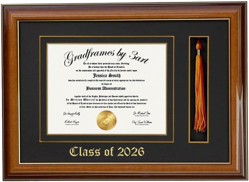 Diploma frame with - frame, tassel