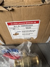 22mm lever ball valve brass - 22mm,