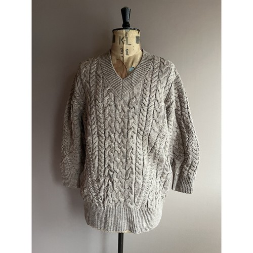 Vintage aran jumper men - vintage, men’s