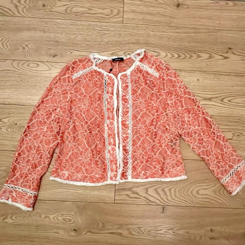 Klass coral lace jacket - coral,