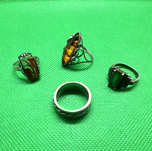 Sterling silver rings bundle - rings,,
