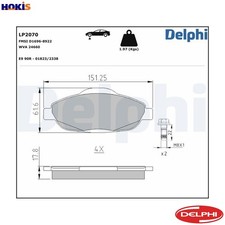 BRAKE PAD SET DISC BRAKE