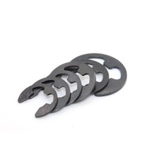 EXTERNAL E-CLIPS RETAINING WASHERS ALL SIZES 1.2mm - 24mm DIN 6799 C-CLIP