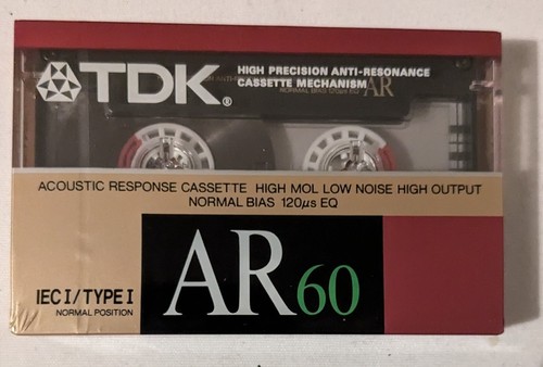 Tdk blank audio cassette - 60,