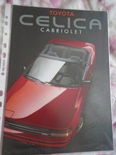 Toyota Celica Cabriolet brochure Mar 1987 Swiss market multi text