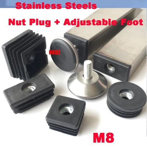 Square tube inserts end - tube,