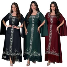 Rhinestone Abaya Dubai Kaftan