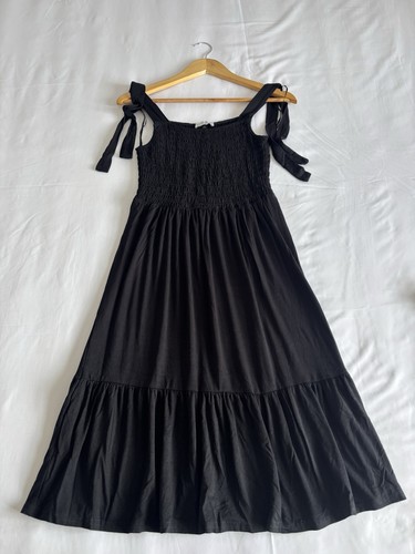 Women black tiered - black,,