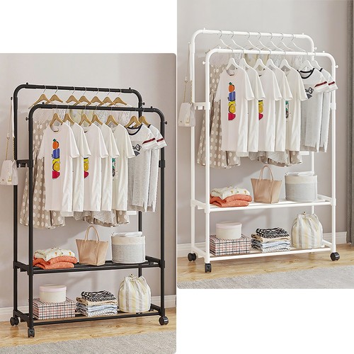 Clothes rail storage - clothes,