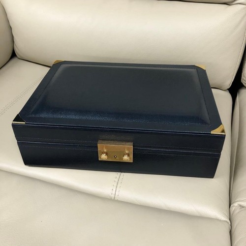 Rolex watch jewelry box - rolex, blue