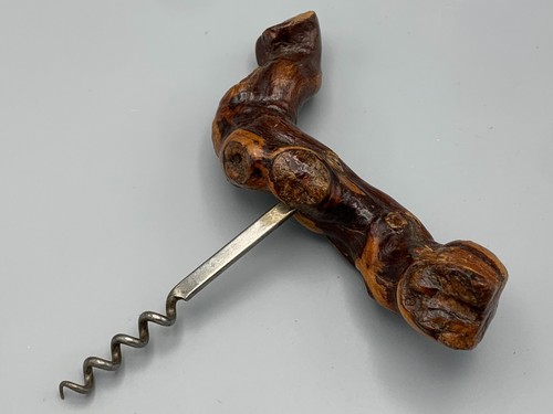 Vintage wine corkscrew with - vintage,