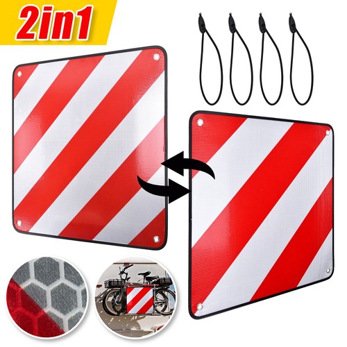 Rear warning sign - warning, reflector