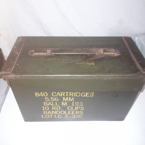 Green ammo crate metal mm - crate, 5.56