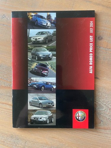 Alfa romeo pricelist july - romeo,
