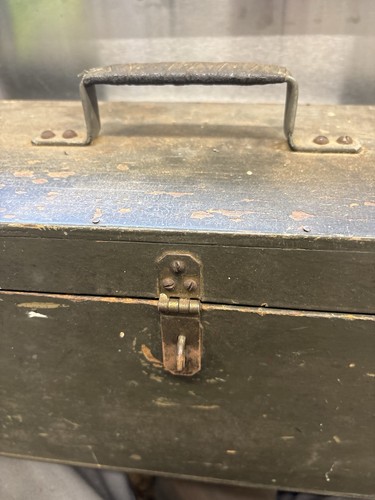 Antique machinist tool box - antique,