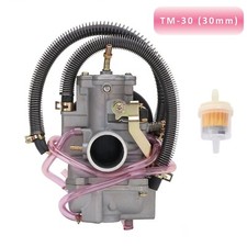 Flat Slide Smoothbore Carburetor for Mikuni TM30 30mm 200cc-250cc Dirt Bike ATV