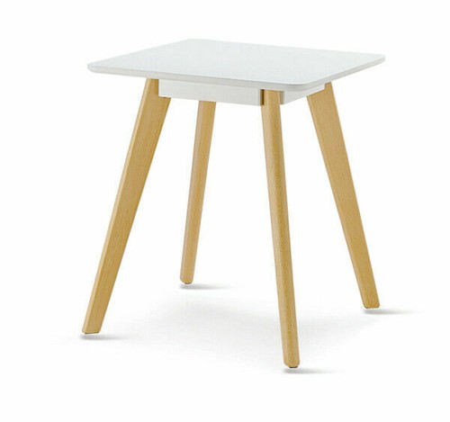 White lamp table side end - white,
