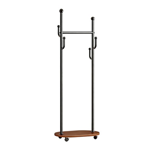Rolling clothes rack with - rolling,