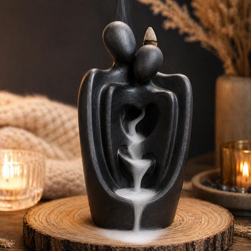 Couple backflow incense burner - backflow,