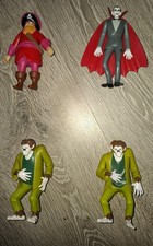 Hanna-Barbera Scooby Doo Villains Toys Redbeard Pirate, Vampire & Wolfman Set